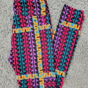 LuLaRoe Geometric Leggings OS
